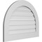 Ekena Millwork Round Top Surface Mount PVC Gable Vent: Functional, w/ 3-1/2"W x 1"P Standard Frame, 32"W x 24"H GVPRT32X2401SF - alternate 5